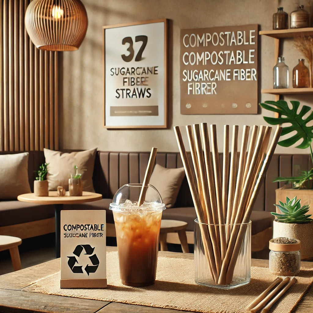 Pailles bio Straws-berry