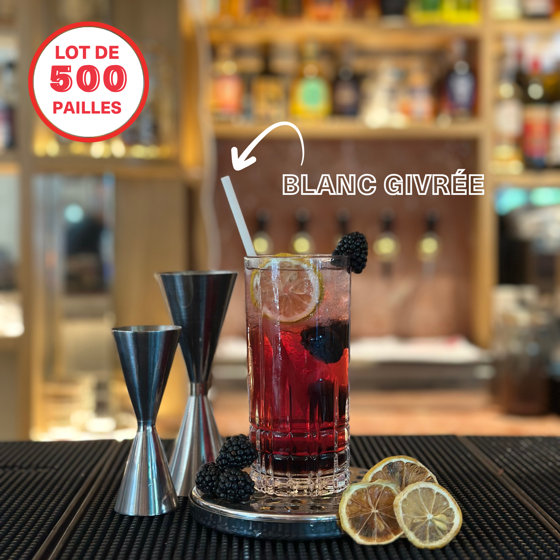 La CLASSIC-BERRY - Paille classique en fibres végétales françaises