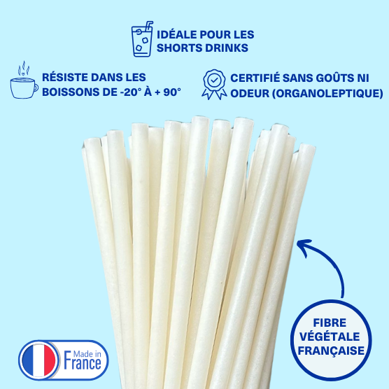 La SMALL-BERRY - Petite paille en fibres végétales françaises