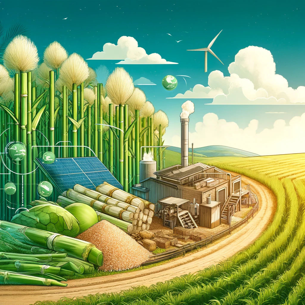 Du champ à la table : le cycle de vie d'une paille en fibre de canne à sucre