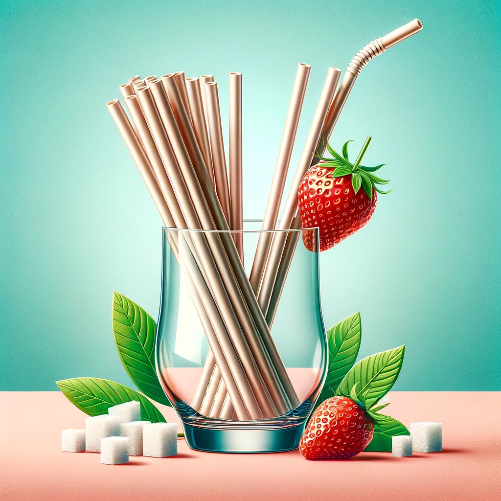 Straws-berry et pailles en fibre de canne à sucre : Combinaisons créatives pour vos boissons