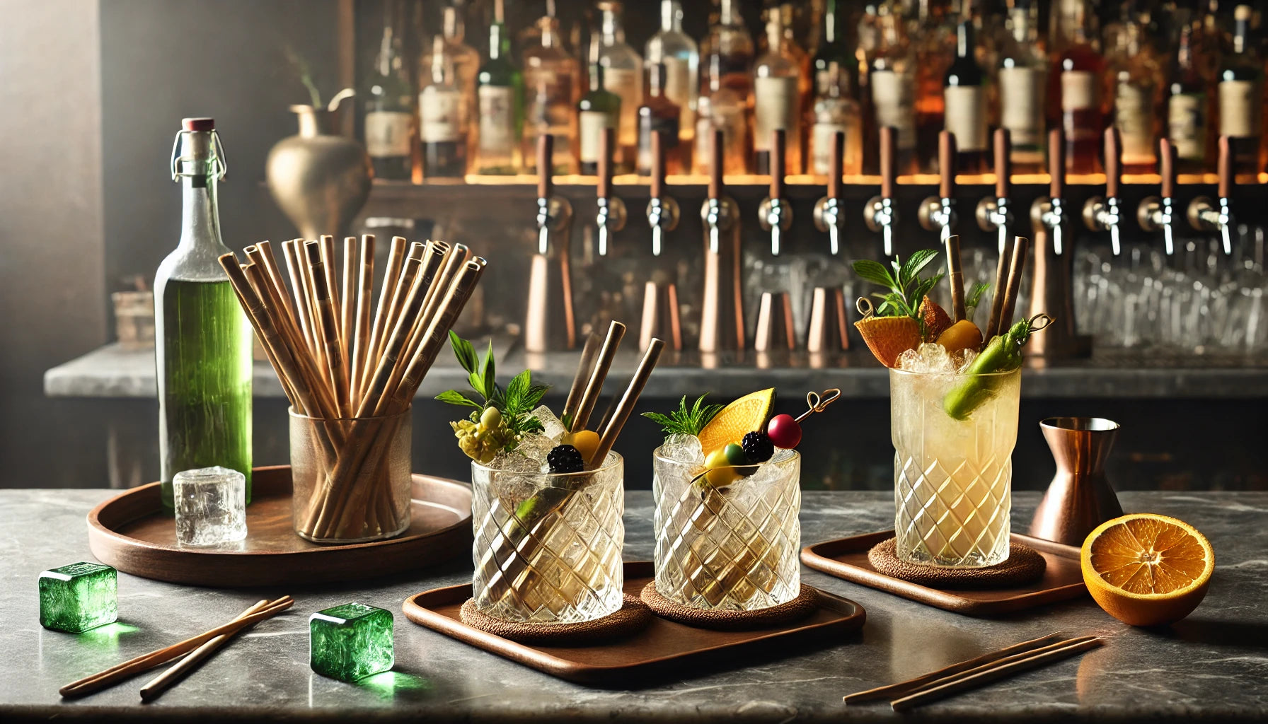 Des cocktails écoresponsables : Utiliser des pailles Straws-berry pour une expérience durable