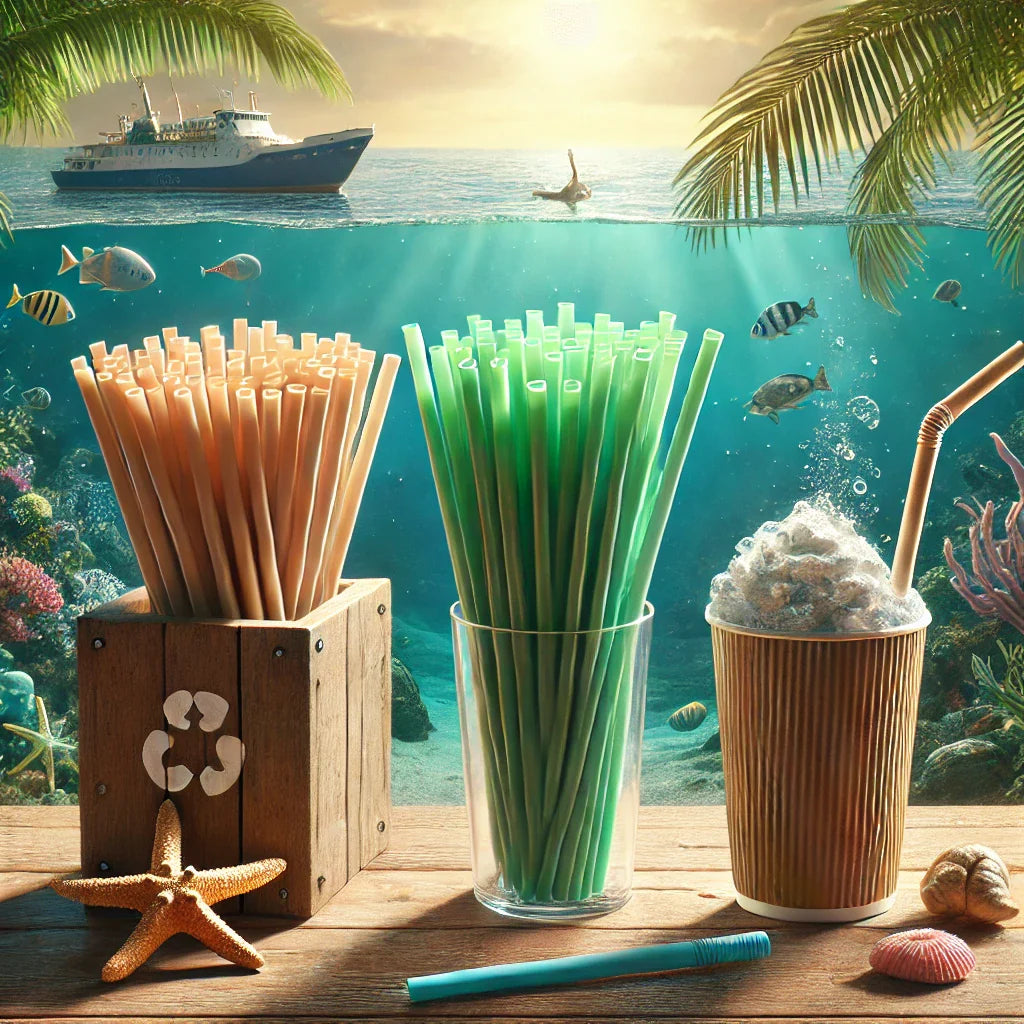 Pourquoi choisir une paille en fibre de canne à sucre plutôt qu’une paille en plastique ou en carton ?