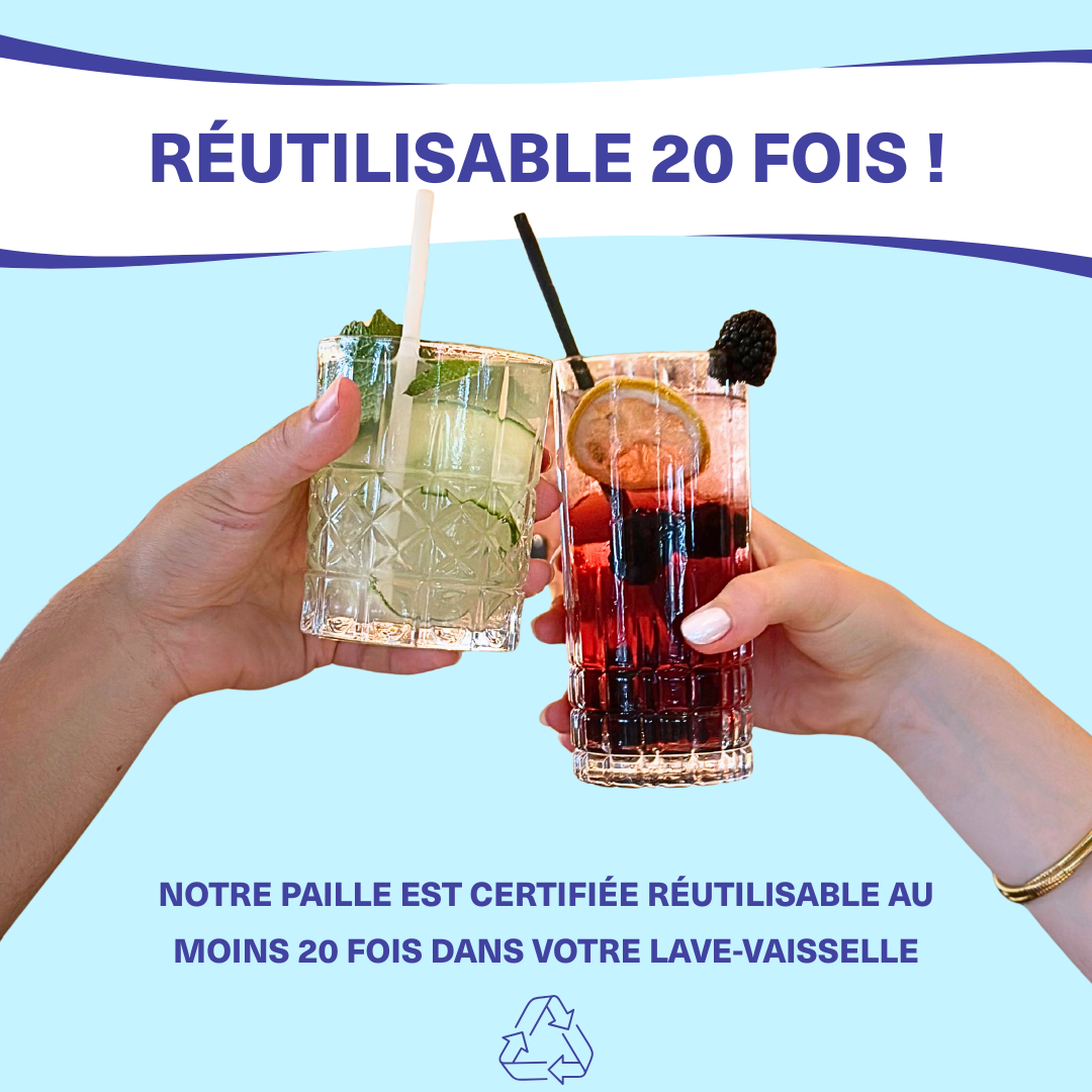 La SMALL-BERRY - Petite paille en fibres végétales françaises