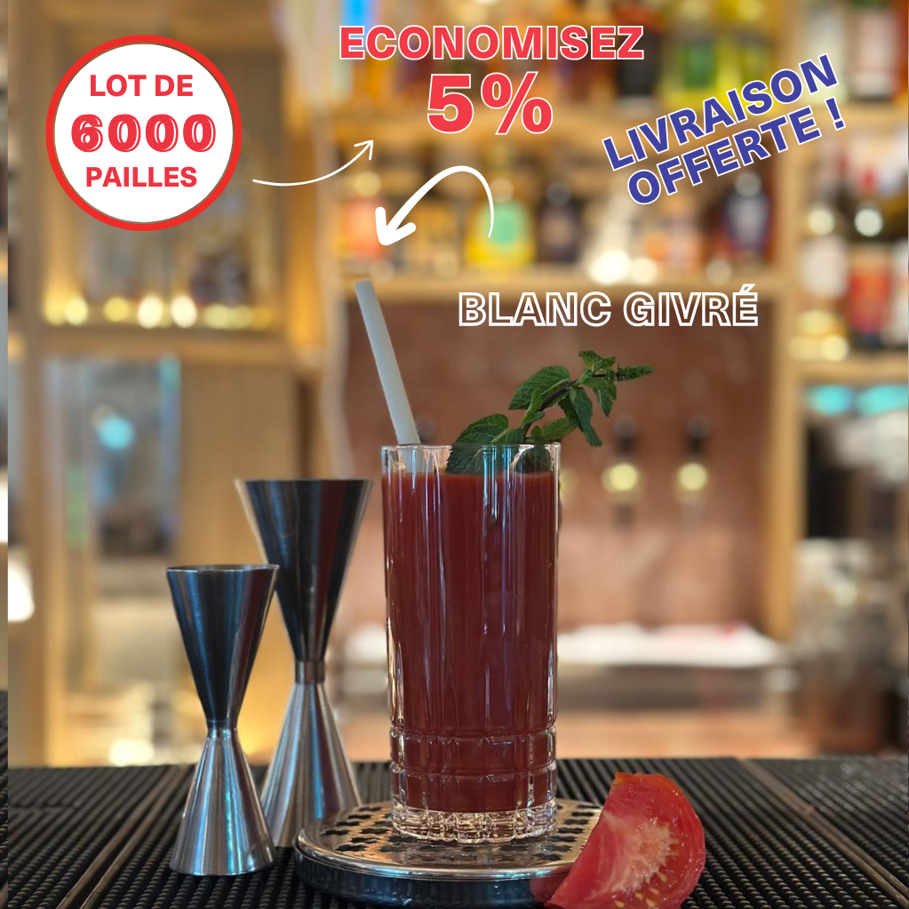 La LARGE-BERRY - Paille pour smoothies en fibres végétales françaises