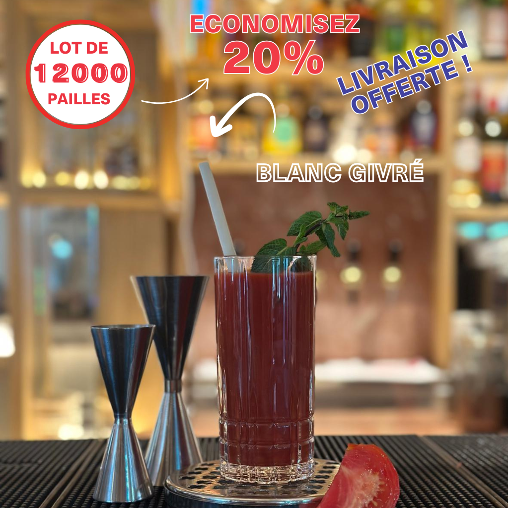 La LARGE-BERRY - Paille pour smoothies en fibres végétales françaises