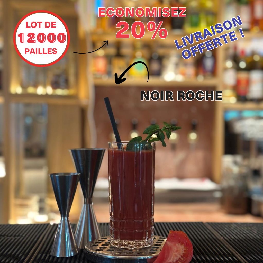 La LARGE-BERRY - Paille pour smoothies en fibres végétales françaises