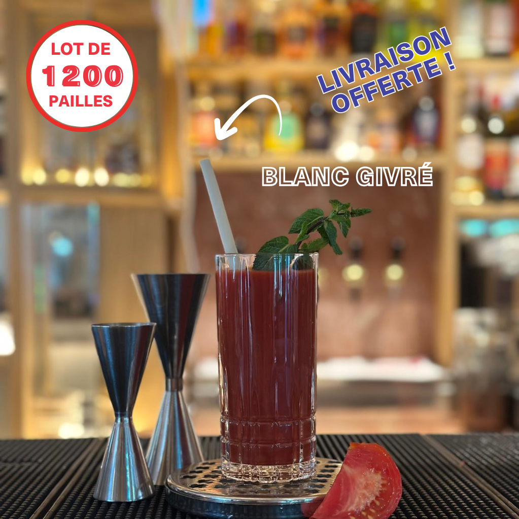 La LARGE-BERRY - Paille pour smoothies en fibres végétales françaises