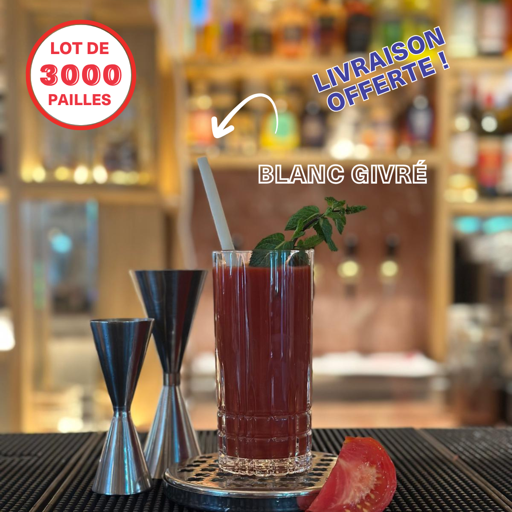 La LARGE-BERRY - Paille pour smoothies en fibres végétales françaises